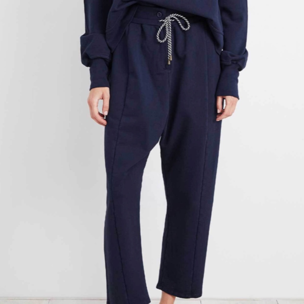 Apiece Apart Hera Sweatpant Navy